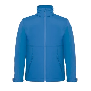 Kids\u0027\u0020Hooded\u0020Softshell\u0020Jacket - Azure