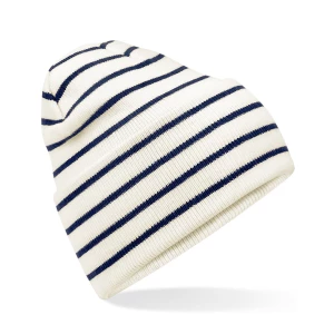 Original\u0020Deep\u0020Cuffed\u0020Striped\u0020Beanie - Soft White