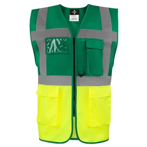 CO\u00B2\u0020Neutral\u0020Multifunctional\u0020Executive\u0020Safety\u0020Vest\u0020Hamburg - Paramedic Green