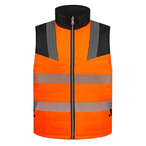 Hi\u002DVis\u0020Reversible\u0020Softshell\u0020Bodywarmer\u0020Elbrus - Signal Orange