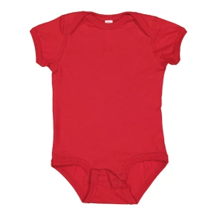 Infant\u0020Fine\u0020Jersey\u0020Short\u0020Sleeve\u0020Bodysuit - Red