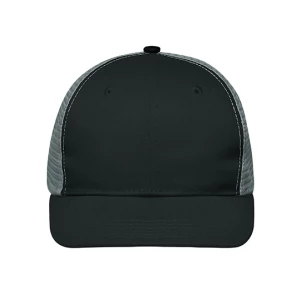 6\u0020Panel\u0020Flat\u0020Peak\u0020Cap - Black