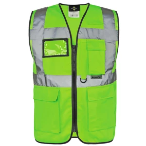 Executive\u0020Multifunctional\u0020Safety\u0020Vest\u0020Berlin - Neon Green