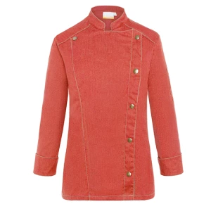 Ladies\u0027\u0020Chef\u0020Jacket\u0020Jeans\u002DStyle - Vintage Red (ca. Pantone 710C)