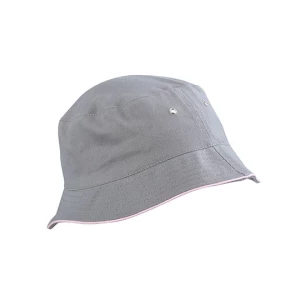 Fisherman\u0020Piping\u0020Hat - Grey