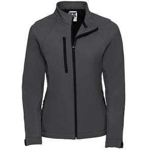 Ladies\u0027\u0020Softshell\u0020Jacket - Titanium (Solid)