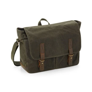 Heritage Waxed Canvas Messenger