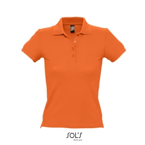 Women\u0027s\u0020Polo\u0020People\u0020210 - Orange