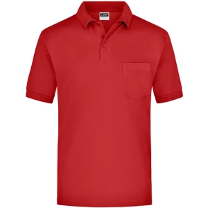 Polo\u002DPiqu\u00E9\u0020Pocket - Red