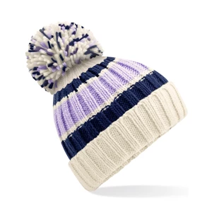 Hygge\u0020Striped\u0020Beanie - Blueberry Cheesecake