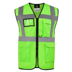 CO\u00B2\u0020Neutral\u0020Multifunctional\u0020Executive\u0020Safety\u0020Vest\u0020Hamburg - Neon Green