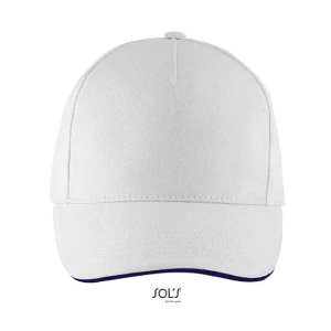 Five\u0020Panels\u0020Cap\u0020Long\u0020Beach - White