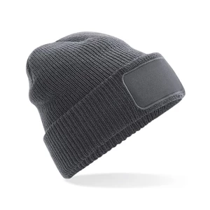 Thinsulate\u2122\u0020Patch\u0020Beanie - Graphite Grey