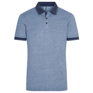 Men\u0027s\u0020Heather\u0020Polo - Blue Melange