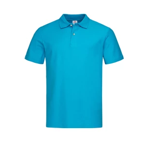 Short\u0020Sleeve\u0020Polo - Ocean Blue