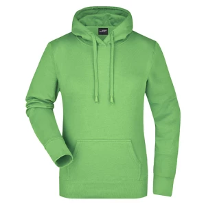 Ladies\u0027\u0020Hooded\u0020Sweat - Lime Green