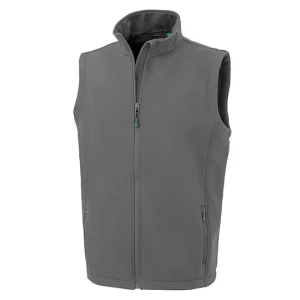 Men\u0027s\u0020Recycled\u00202\u002DLayer\u0020Printable\u0020Softshell\u0020Bodywarmer - Workguard Grey