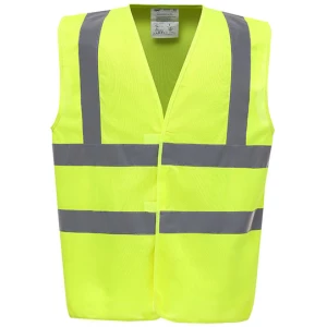 Hi\u002DVis\u00202\u0020Bands\u0020\u0026\u0020Braces\u0020Waistcoat - Hi-Vis Yellow