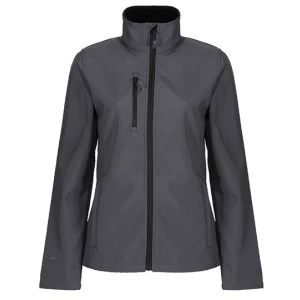 Honestly\u0020Made\u0020Recycled\u0020Womens\u0020Softshell\u0020Jacket - Seal Grey