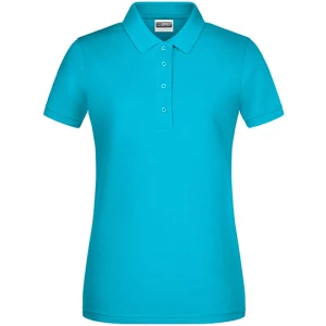 Ladies\u0027\u0020Basic\u0020Polo - Turquoise