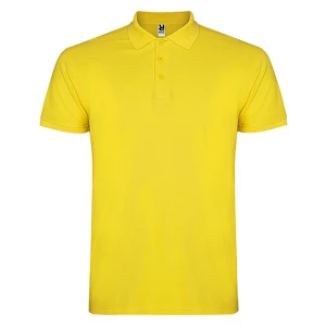 Kids\u0027\u0020Star\u0020Poloshirt - Yellow 03