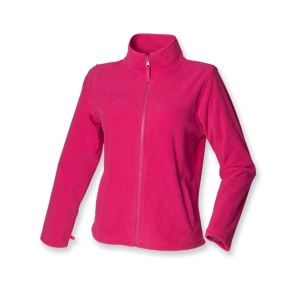 Ladies\u0027\u0020Microfleece\u0020Jacket - Fuchsia