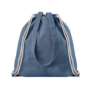 Drawstring\u0020Backpack\u0020With\u0020Handles\u0020Atlanta - Heather Blue