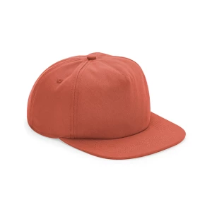 Organic\u0020Cotton\u0020Unstructured\u00205\u0020Panel\u0020Cap - Terracotta