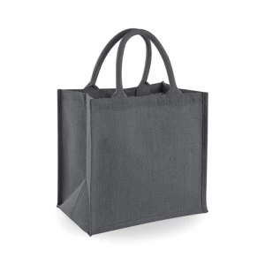 Jute\u0020Midi\u0020Shopper - Graphite Grey