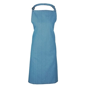 Colours\u0020Collection\u0020Bib\u0020Apron - Blue Denim (ca. Pantone 2166C)