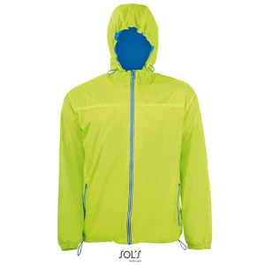 Unisex\u0020Lined\u0020Windbreaker\u0020Skate\u0020Jacket - Neon Lime