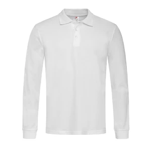 Long\u0020Sleeve\u0020Polo - White