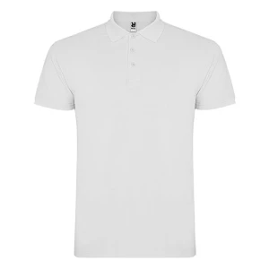 Men\u0027s\u0020Star\u0020Poloshirt - White 01