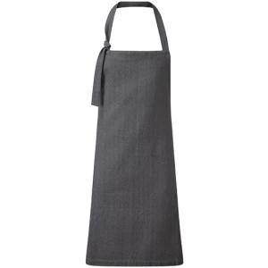 \u0027Regenerate\u0027\u0020Sustainable\u0020Bib\u0020Apron - Grey Denim (ca. Pantone Cool Gray 10C)