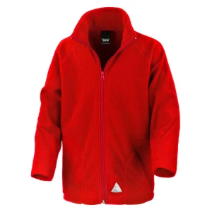 Junior\u0020Microfleece\u0020Jacket - Red