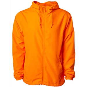 Unisex\u0020Lightweight\u0020Windbreaker\u0020Jacket - Safety Orange