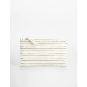 Striped\u0020Organic\u0020Cotton\u0020Accessory\u0020Pouch - Grey Stripe