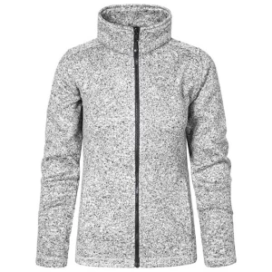 Women\u0027s\u0020Knit\u0020Fleece\u0020Jacket\u0020C\u002B - Heather Grey