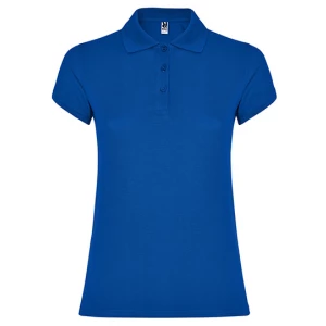 Women\u0027s\u0020Star\u0020Poloshirt - Royal Blue 05