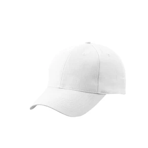 Brushed\u00206\u002DPanel\u0020Cap - White