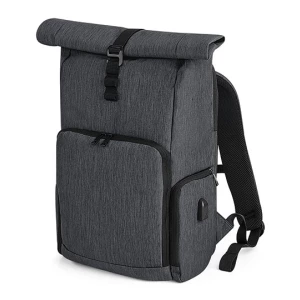 Q\u002DTech\u0020Charge\u0020Roll\u002DTop\u0020Backpack - Granite Marl