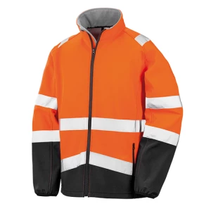 Printable\u0020Safety\u0020Softshell\u0020Jacket - Fluorescent Orange