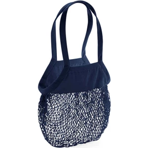 Organic\u0020Cotton\u0020Mesh\u0020Grocery\u0020Bag - Navy