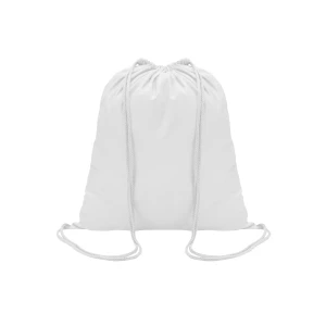 Drawstring\u0020Backpack\u0020Genova - White