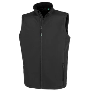 Men\u0027s\u0020Recycled\u00202\u002DLayer\u0020Printable\u0020Softshell\u0020Bodywarmer - Black