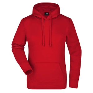 Ladies\u0027\u0020Hooded\u0020Sweat - Red