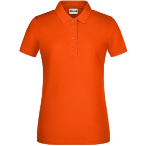 Ladies\u0027\u0020Basic\u0020Polo - Dark Orange