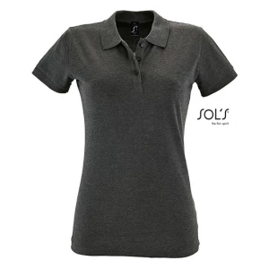 Women\u0027s\u0020Polo\u0020Shirt\u0020Perfect - Charcoal Melange