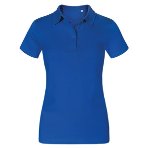 Women\u0027s\u0020Jersey\u0020Polo - Royal