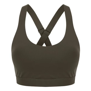 Medium\u0020Impact\u0020Core\u0020Bra - Olive Green